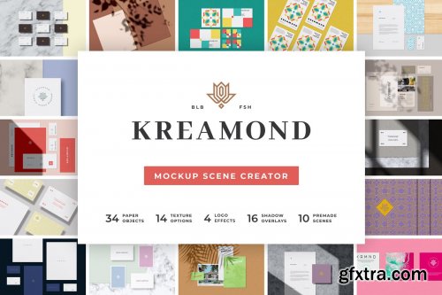 CreativeMarket - Kreamond - Mockup Scene Creator 3665129