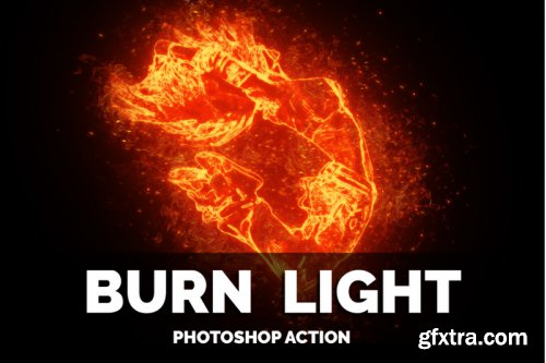 Burn Light Photoshop Action