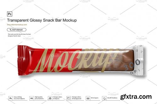 CreativeMarket - Six Snack Bar Mockup Bundle 3651338