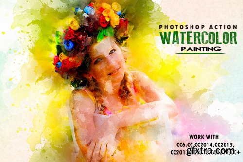 Watercolor Painting Photoshop Actions