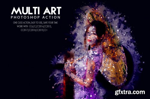 Multi Art Photoshop Action