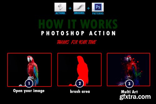 Multi Art Photoshop Action