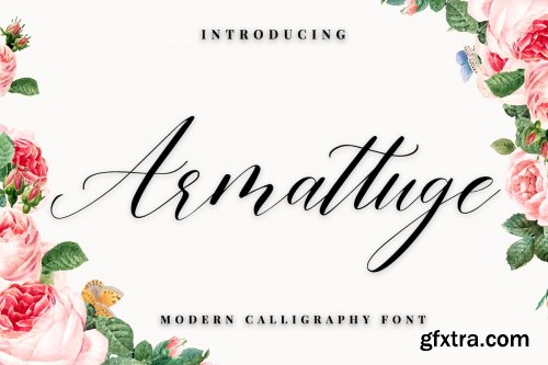 CreativeMarket - Armattuge - Script font 3722626