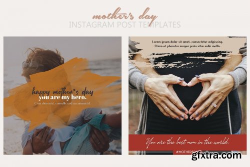 CreativeMarket - Mother's Day Instagram Templates 3698983