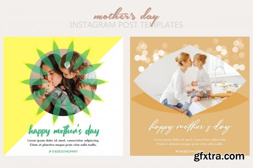 CreativeMarket - Mother's Day Instagram Templates 3698983