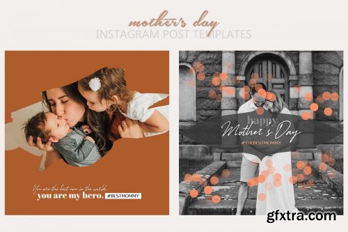 CreativeMarket - Mother's Day Instagram Templates 3698983