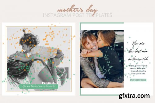 CreativeMarket - Mother's Day Instagram Templates 3698983