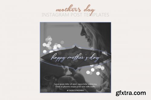 CreativeMarket - Mother's Day Instagram Templates 3698983