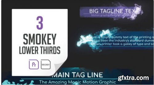 Smokey Ink Lower Thirds - Premiere Pro Templates 217921