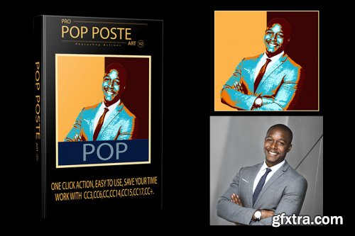 Pro Pop Poster Art v2 Photoshop Actions