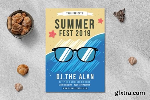 Summer Festival Flyer Template