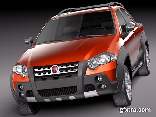 Fiat Strada Adventure 2013 3D Model