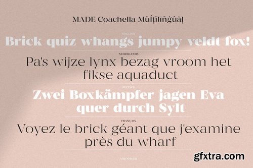 MADE Coachella Font Family