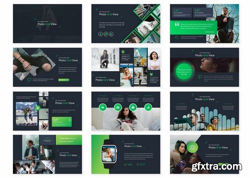 Photo Grid - Powerpoint Template