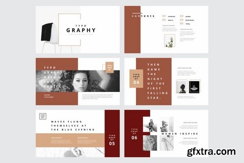 TYPOGRAPHY -Multipurpose - Powerpoint Google Slides and Keynote Templates