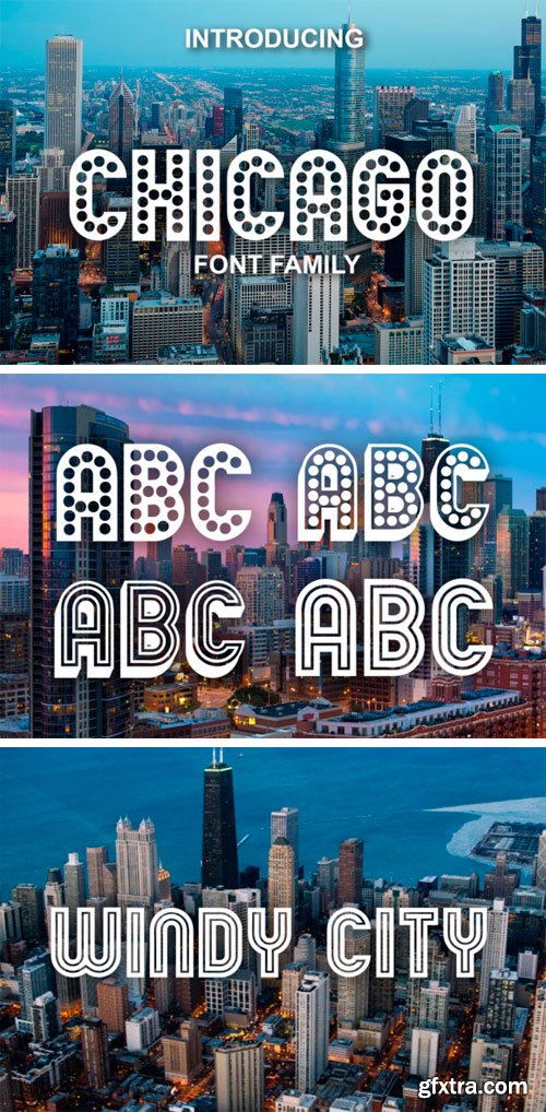 Chicago Font Family