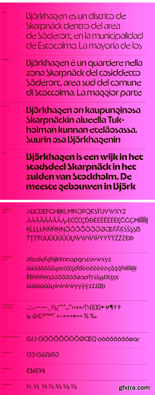 Svang Font Family