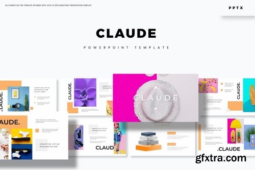 Claude - Powerpoint Google Slides and Keynote Templates