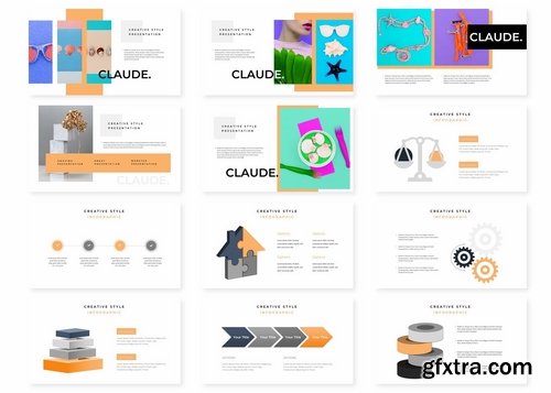 Claude - Powerpoint Google Slides and Keynote Templates