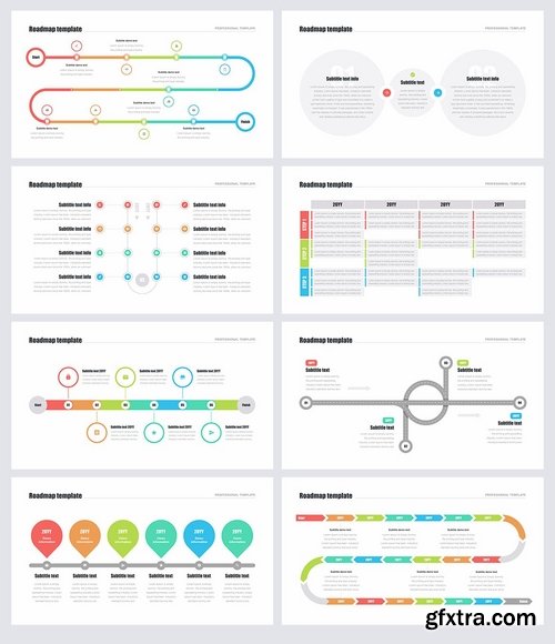 Roadmap - Powerpoint Google Slides and Keynote Templates