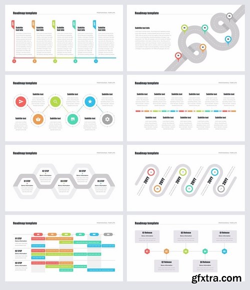 Roadmap - Powerpoint Google Slides and Keynote Templates