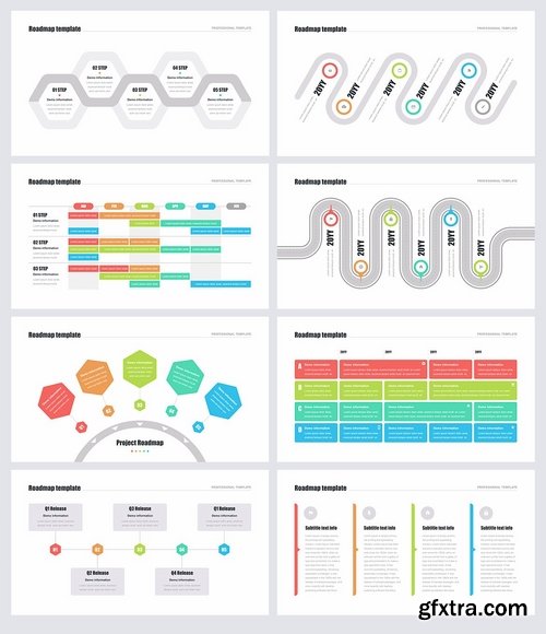 Roadmap - Powerpoint Google Slides and Keynote Templates