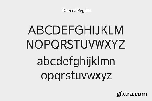 CM - Daecca Sans Serif Font Family 3739877