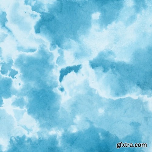Blue Watercolor Backgrounds Vol.1