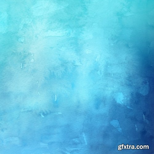 Blue Watercolor Backgrounds Vol.1