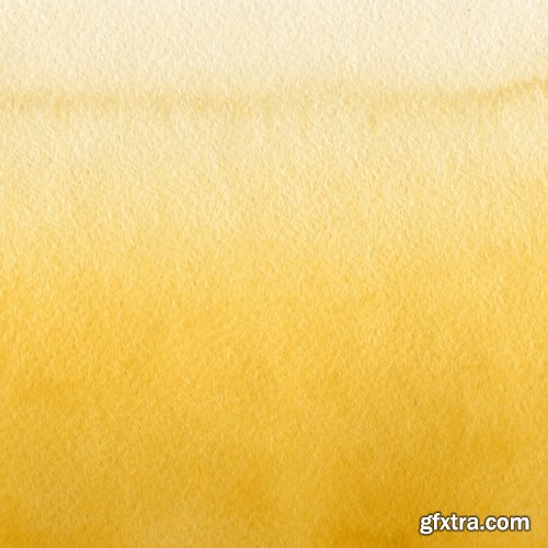 Yellow Watercolor Backgrounds Vol.1