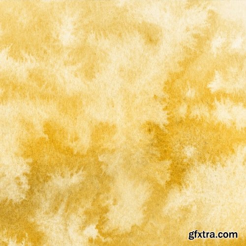 Yellow Watercolor Backgrounds Vol.1