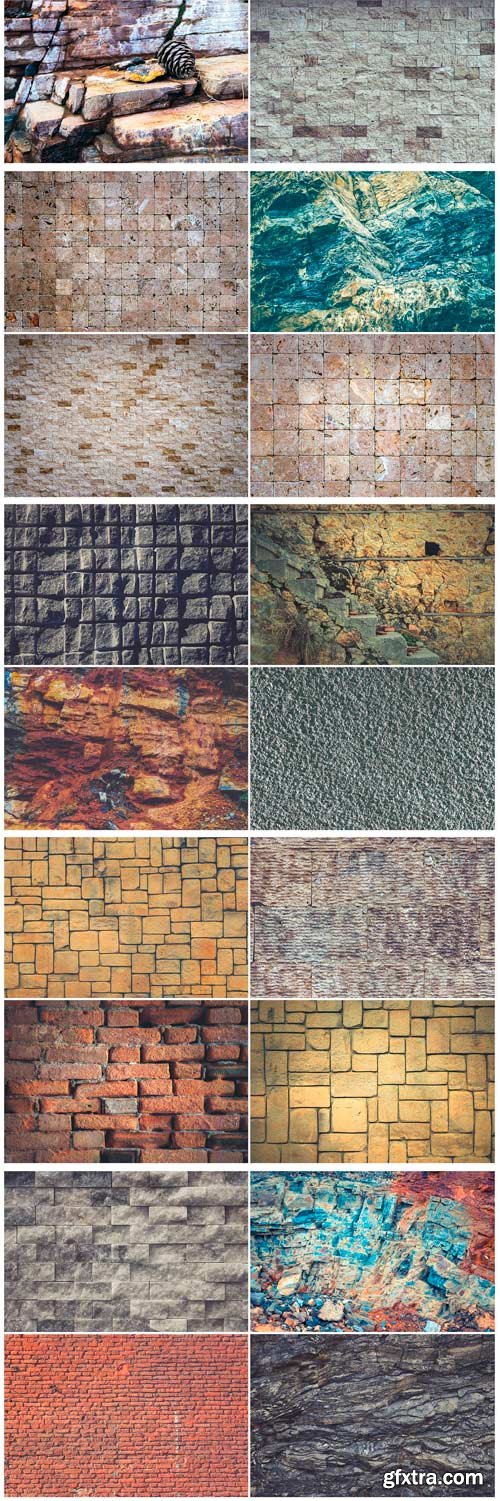 CM - 40 Stone Wall Background Textures 3737569