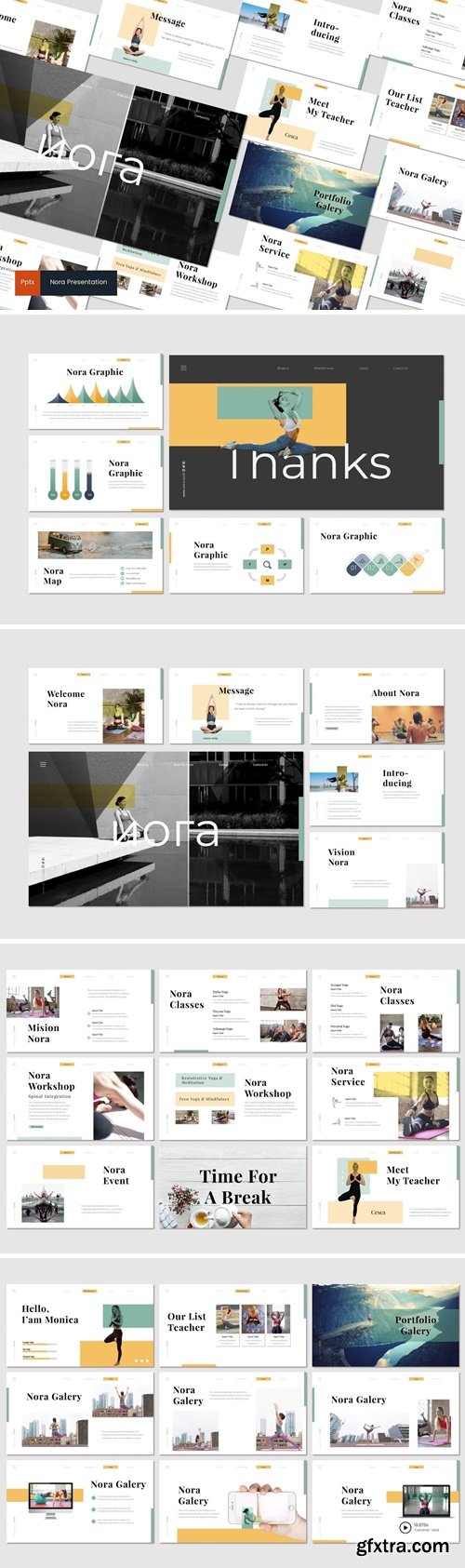 Nora 2 - Powerpoint, Keynote, Google Slides Templates