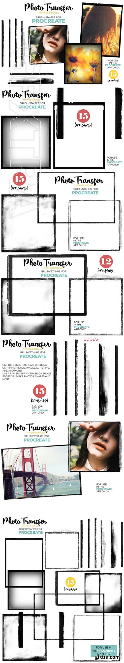 CreativeMarket - Procreate Photo Transfer Brushes 3237581