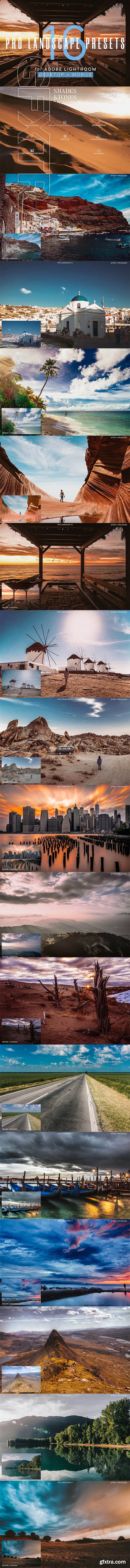 CreativeMarket - 16 Pro Landscape Lightroom Presets 2 3705493