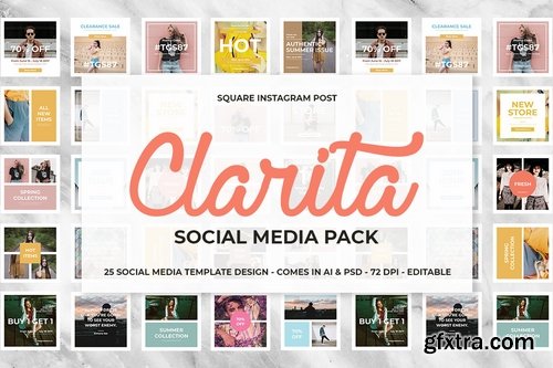 Clarita Social Media Pack