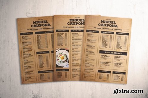 Classic Food Menu