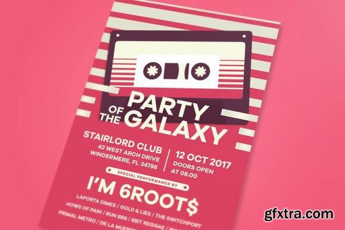 Retro Party Flyer