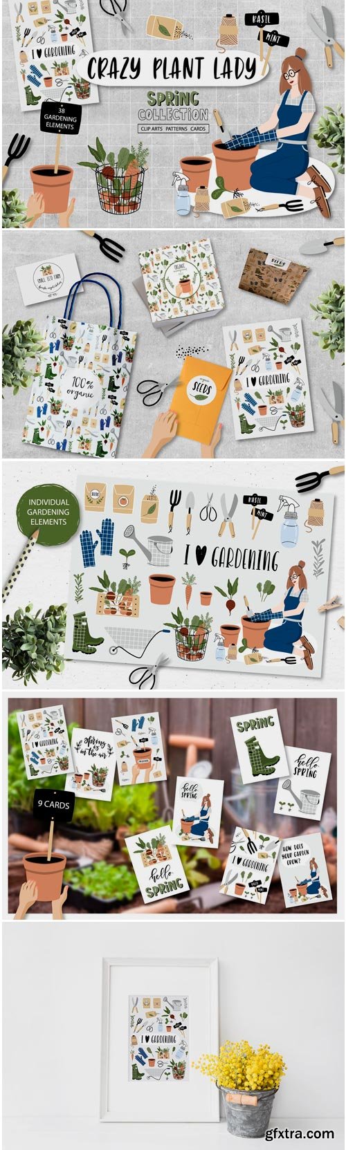 CM - Crazy Plant Lady - Gardening Set 2359217