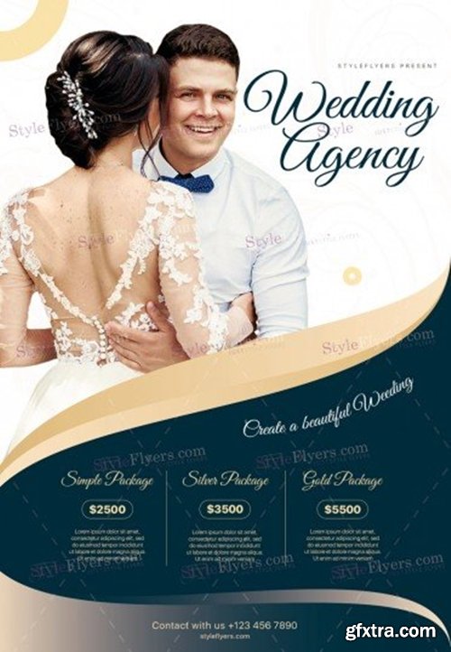 Wedding Agency PSD Flyer Template