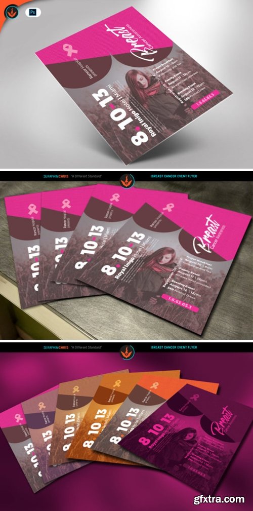 Breast Cancer Awareness Flyer Template