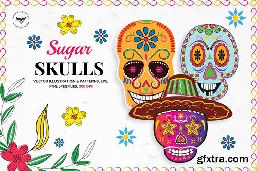 Sugar Skulls Graphics