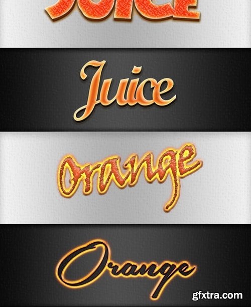 GraphicRiver - 10 Orange Photoshop Styles 6029493