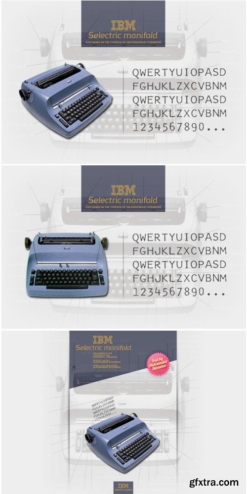 IBM Selectric Manifold Font