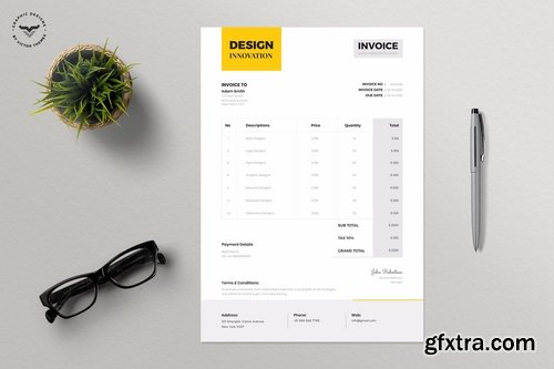 Minimal Invoice Template