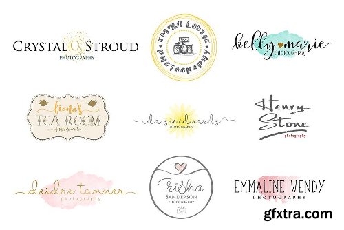 CreativeMarket Shop Bundle - Fonts, Logos, Patterns 3110842