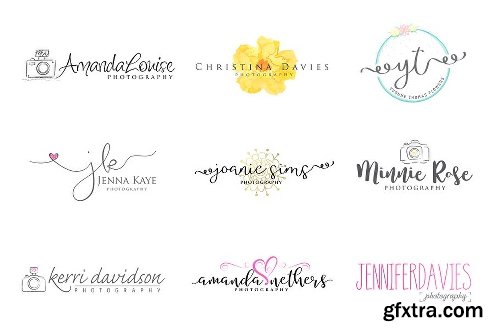 CreativeMarket Shop Bundle - Fonts, Logos, Patterns 3110842