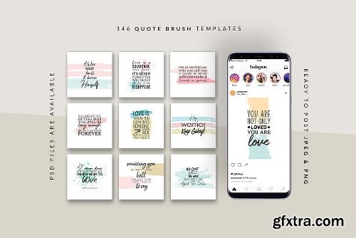 CreativeMarket 5203 Instagram Editable Quotes 3060237