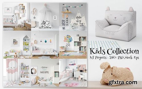 InkyDeals Kids Collection: 85 Projects, 390+ PSD Mock-Ups