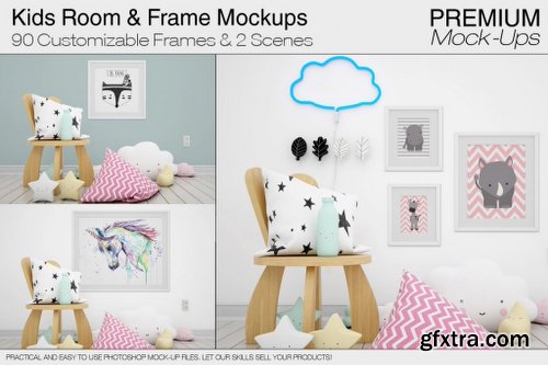 InkyDeals Kids Collection: 85 Projects, 390+ PSD Mock-Ups